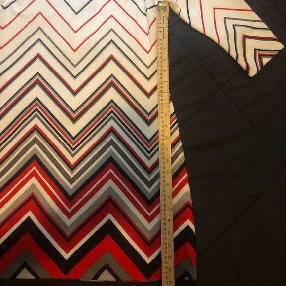 Almost Famous Chevron red white and black dress - Picture 3 of 8